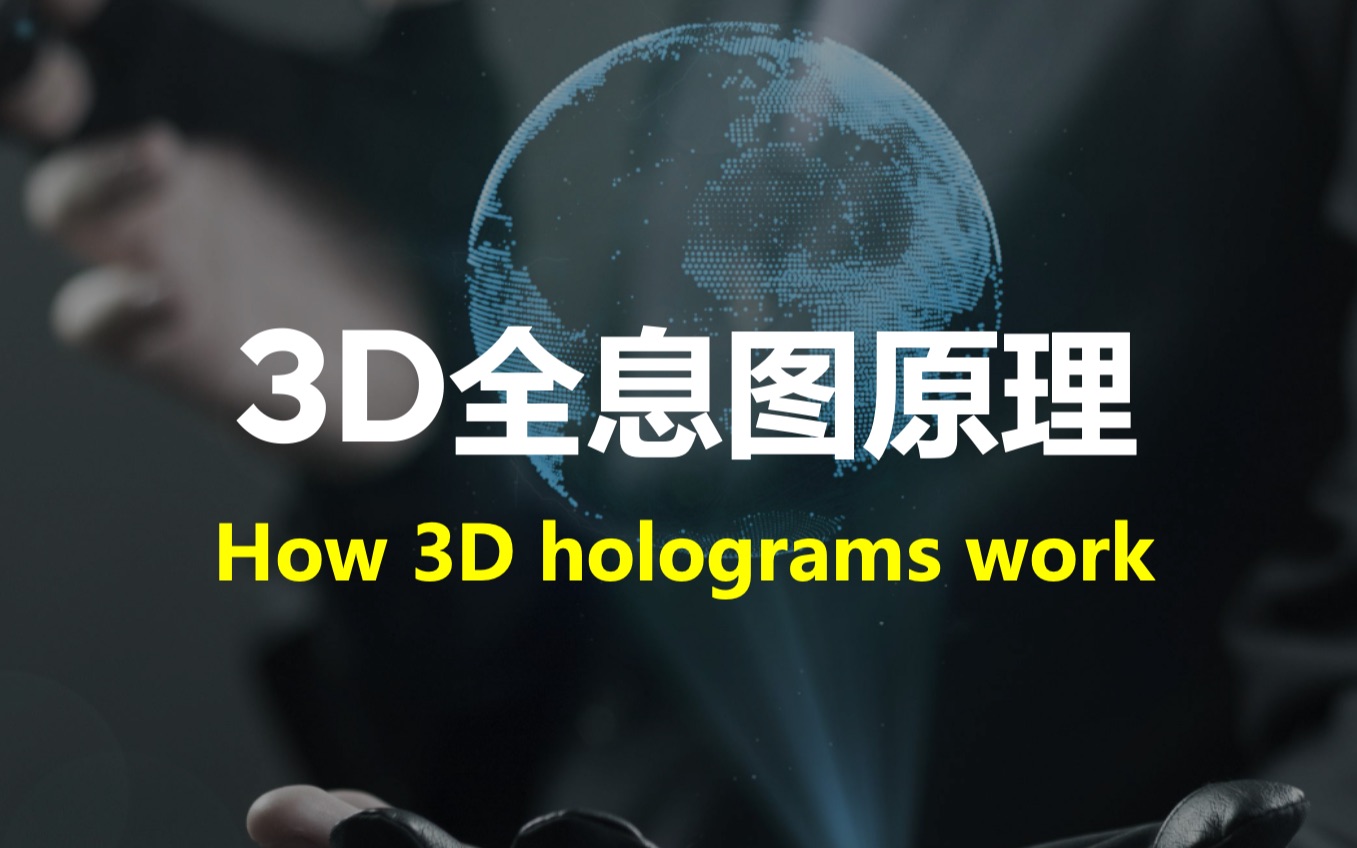 [图]【科学&探索】3D全息图原理 How 3D holograms work