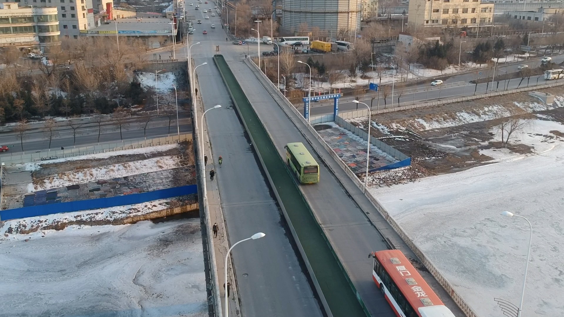 山城本溪太子河航拍器材大疆无人机晓spark