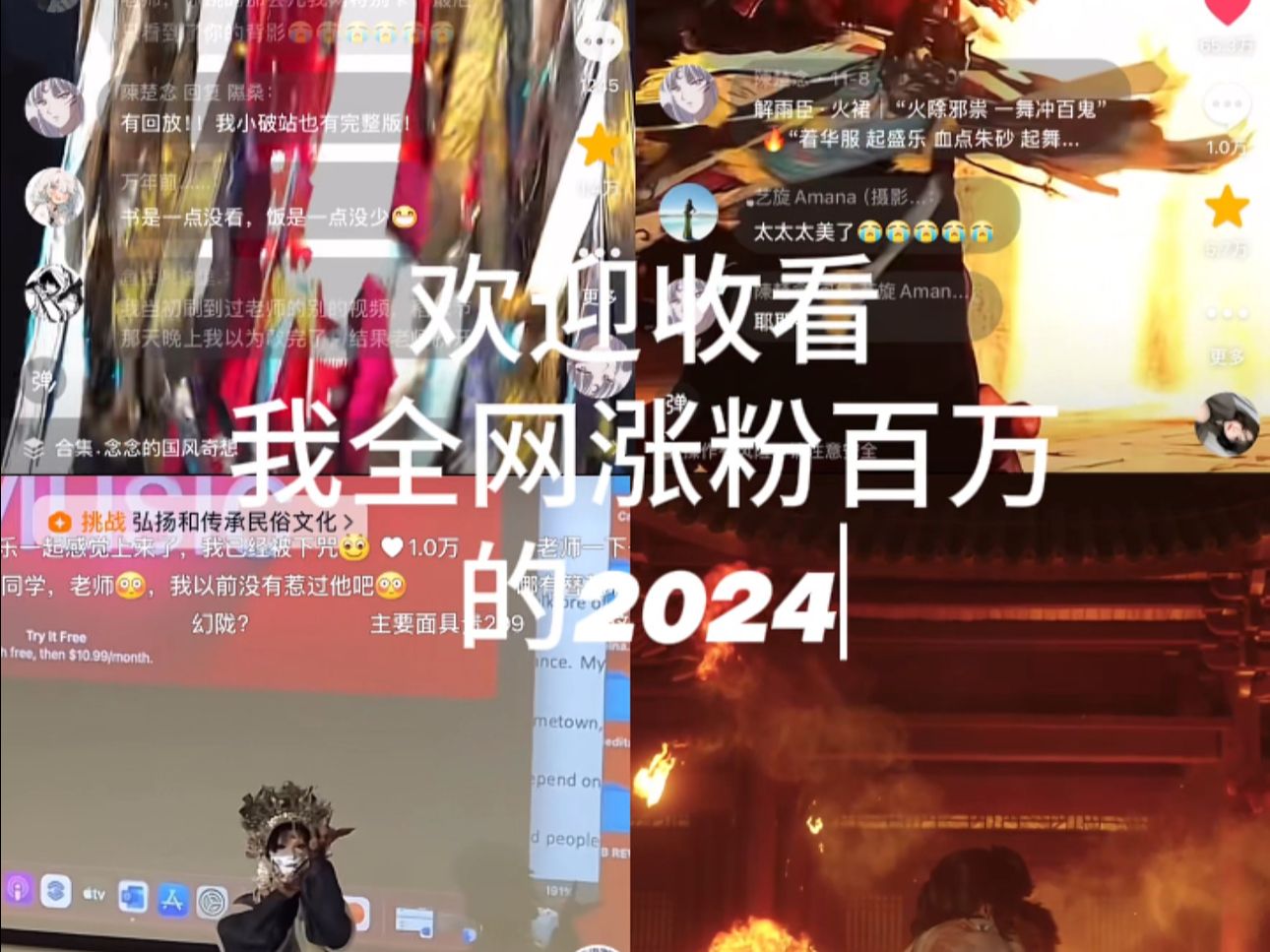 我与非遗|“我全网涨粉百万的2024”哔哩哔哩bilibili