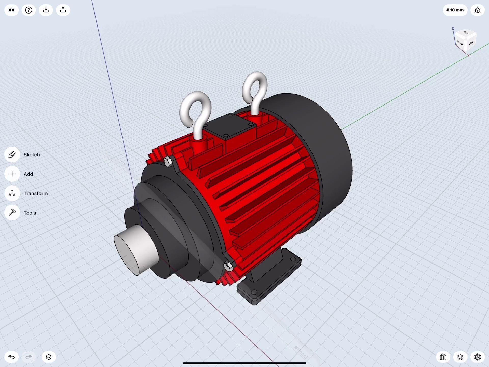 C型吊钩 | 电动马达建模教程 | Shapr3D教程系列哔哩哔哩bilibili