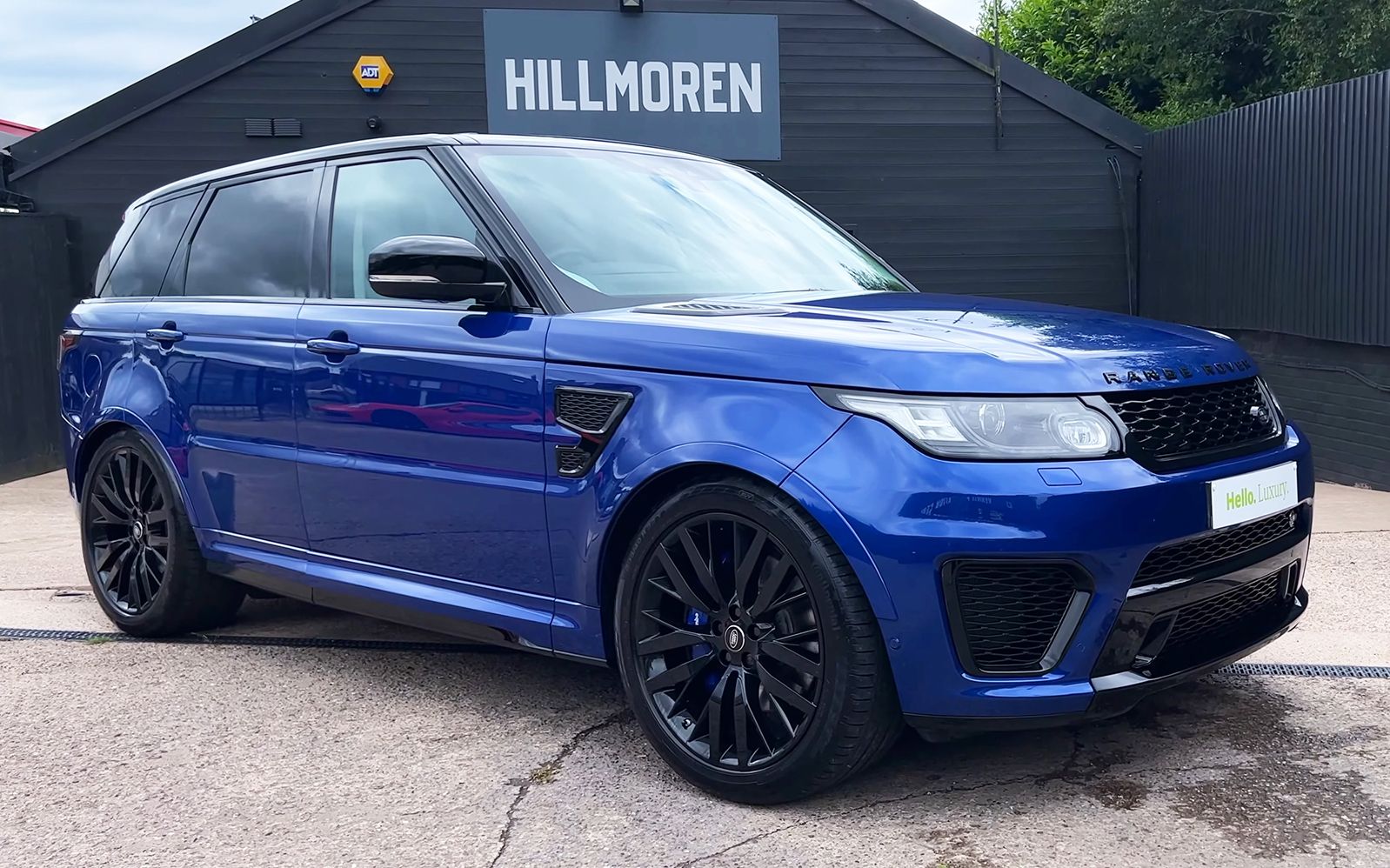 【hillmoren】门店实拍 路虎揽胜运动svr v8 速度蓝 2021款