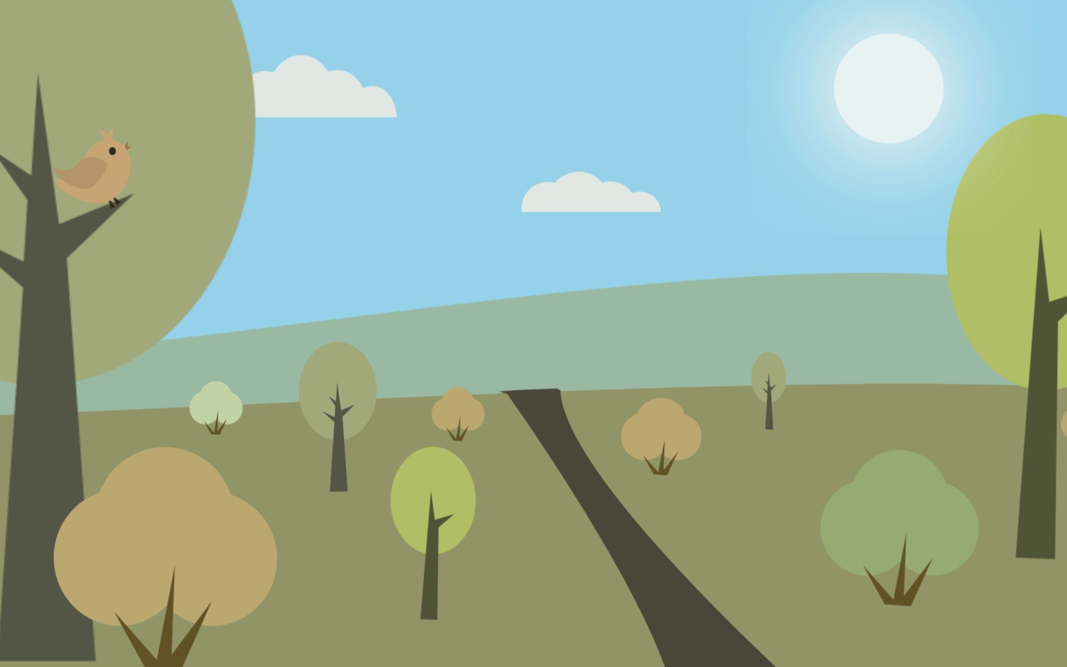 一个mg动画作业-森林