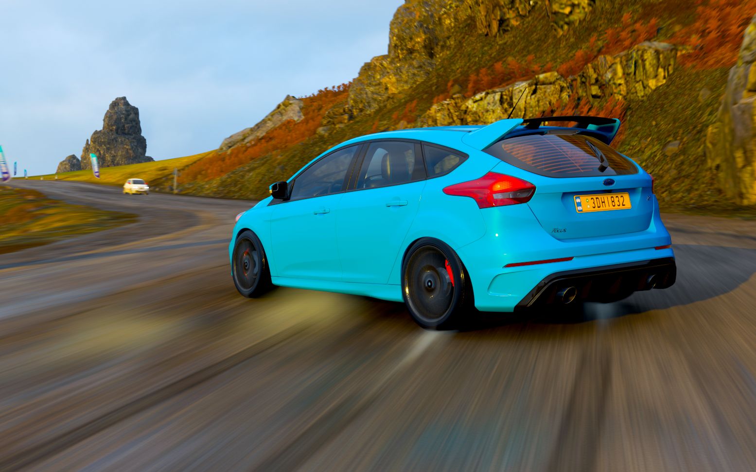 地平线4福特rs键盘玩家飘移调教