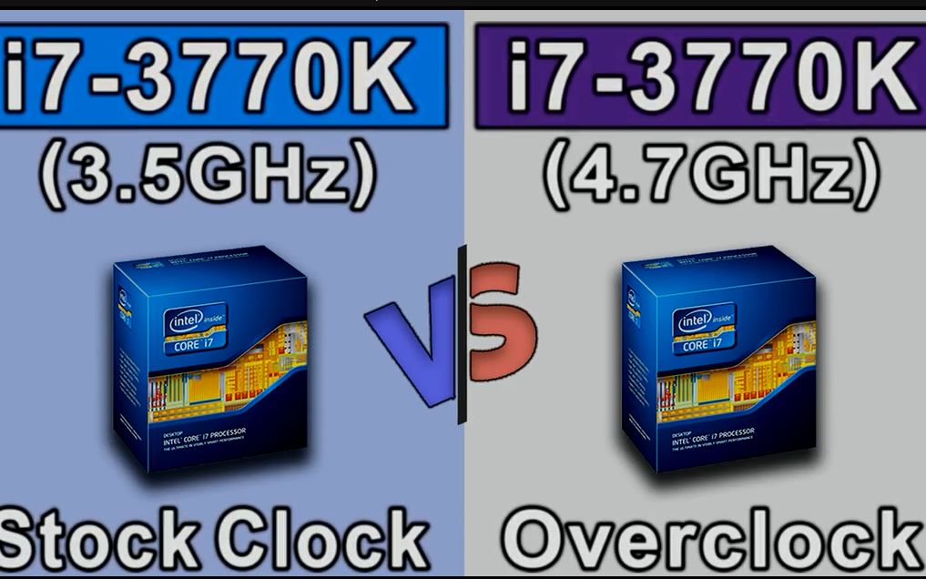 i7 3770K (stock) vs i7 3770K (overclock)  New Games Benchmarks哔哩哔哩bilibili