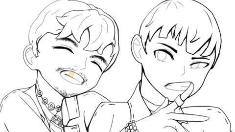 画一画唐人街探案老秦和小唐