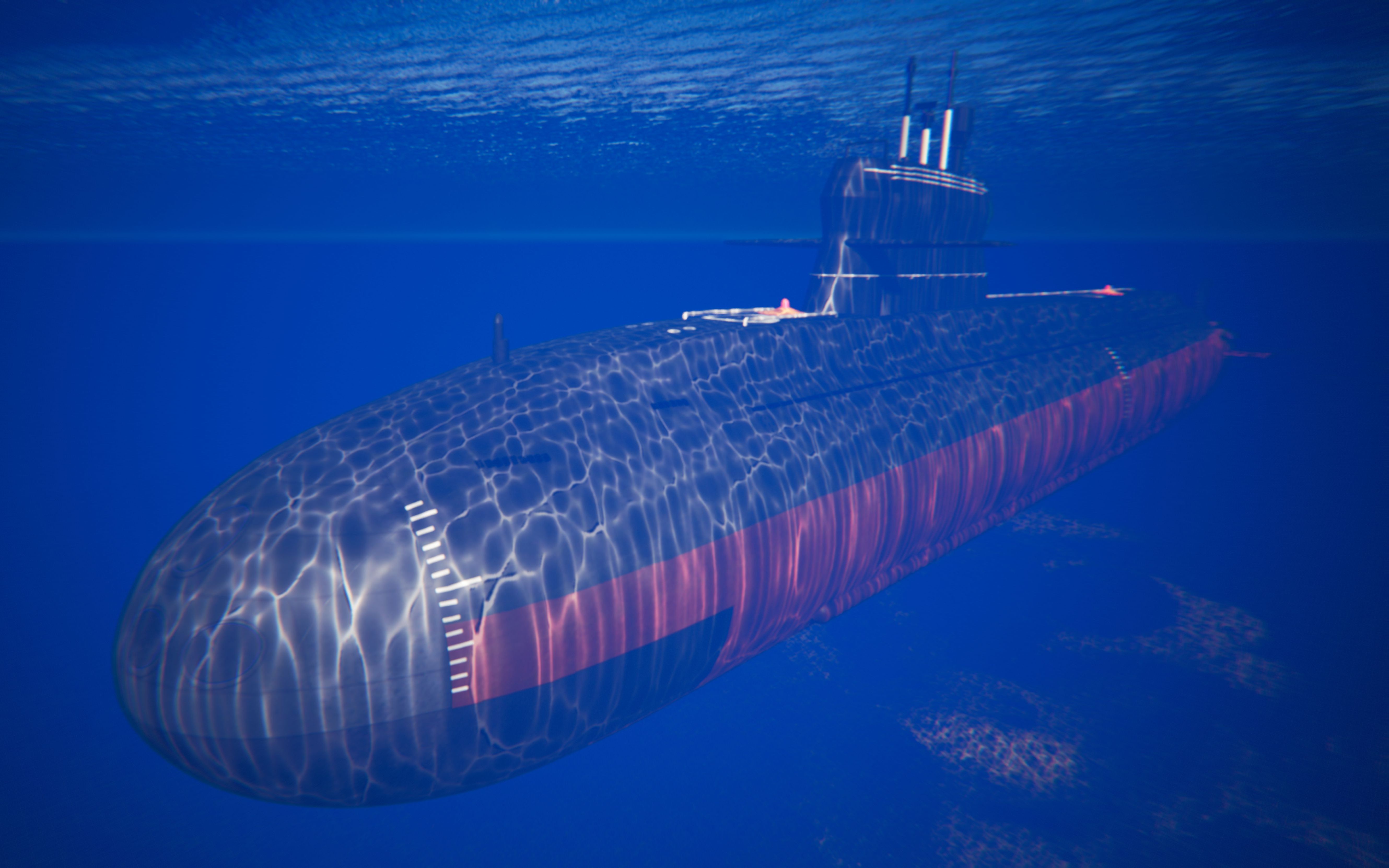 039型潜艇排水量图片