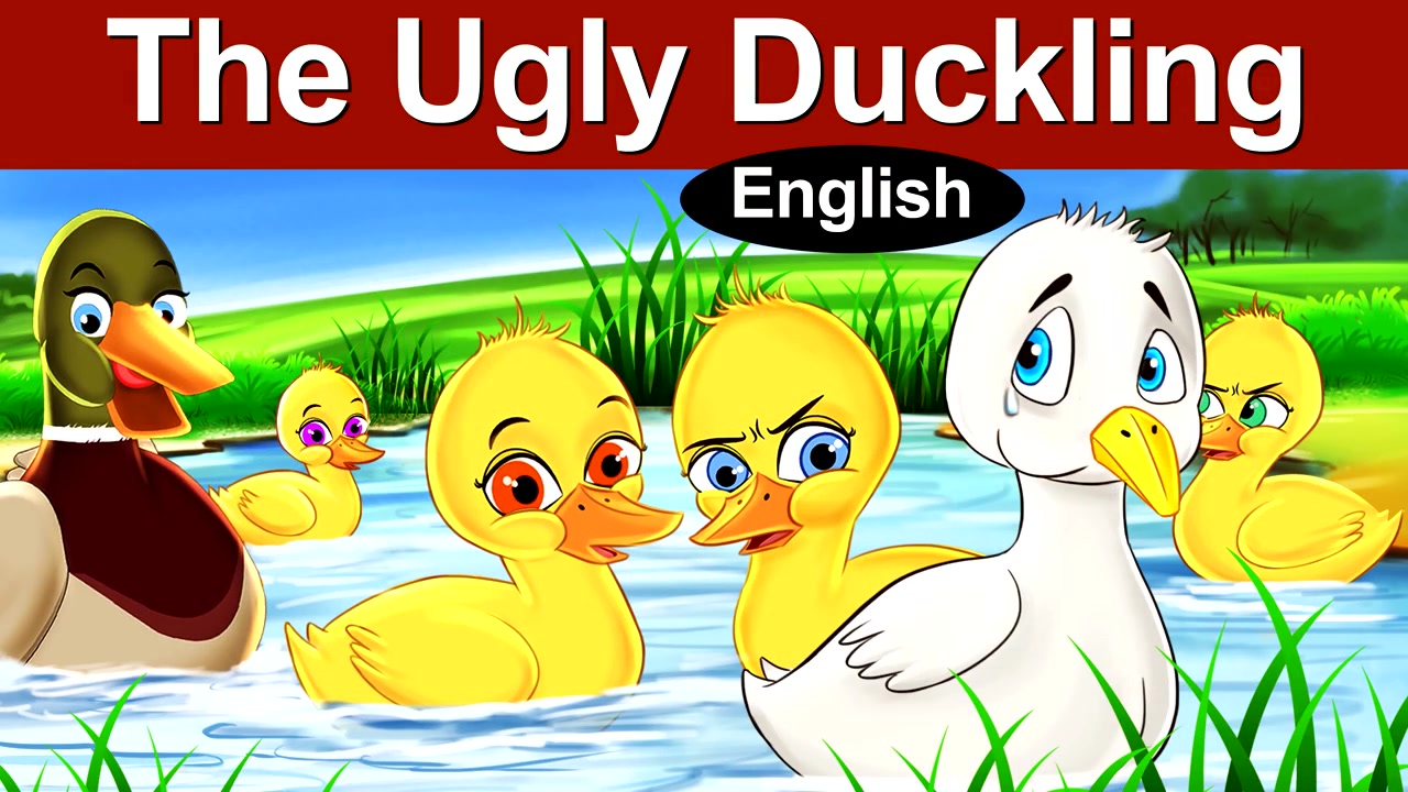 [图]『童话故事』丑小鸭变天鹅的故事(Ugly Duckling in English)-中/英文版-『英语/动漫』-【育儿】