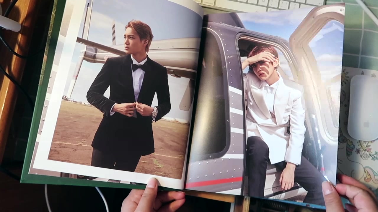 茶蛋exo夏威夷写真开箱