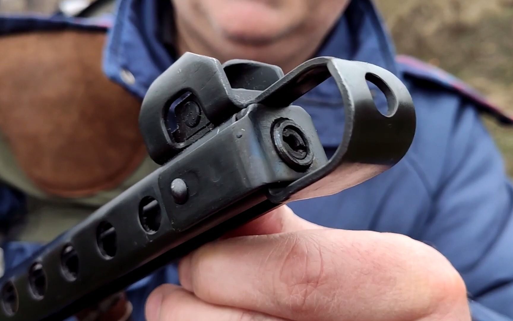 苏联的pps43冲锋枪空包弹连发模式射击