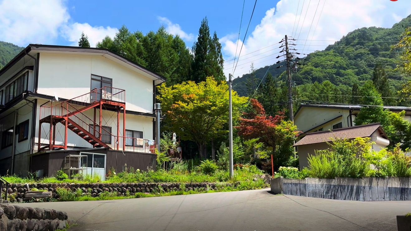 日本农村风景的层次感真的好美,日本乡村平舆,岐阜度过炎日夏季!