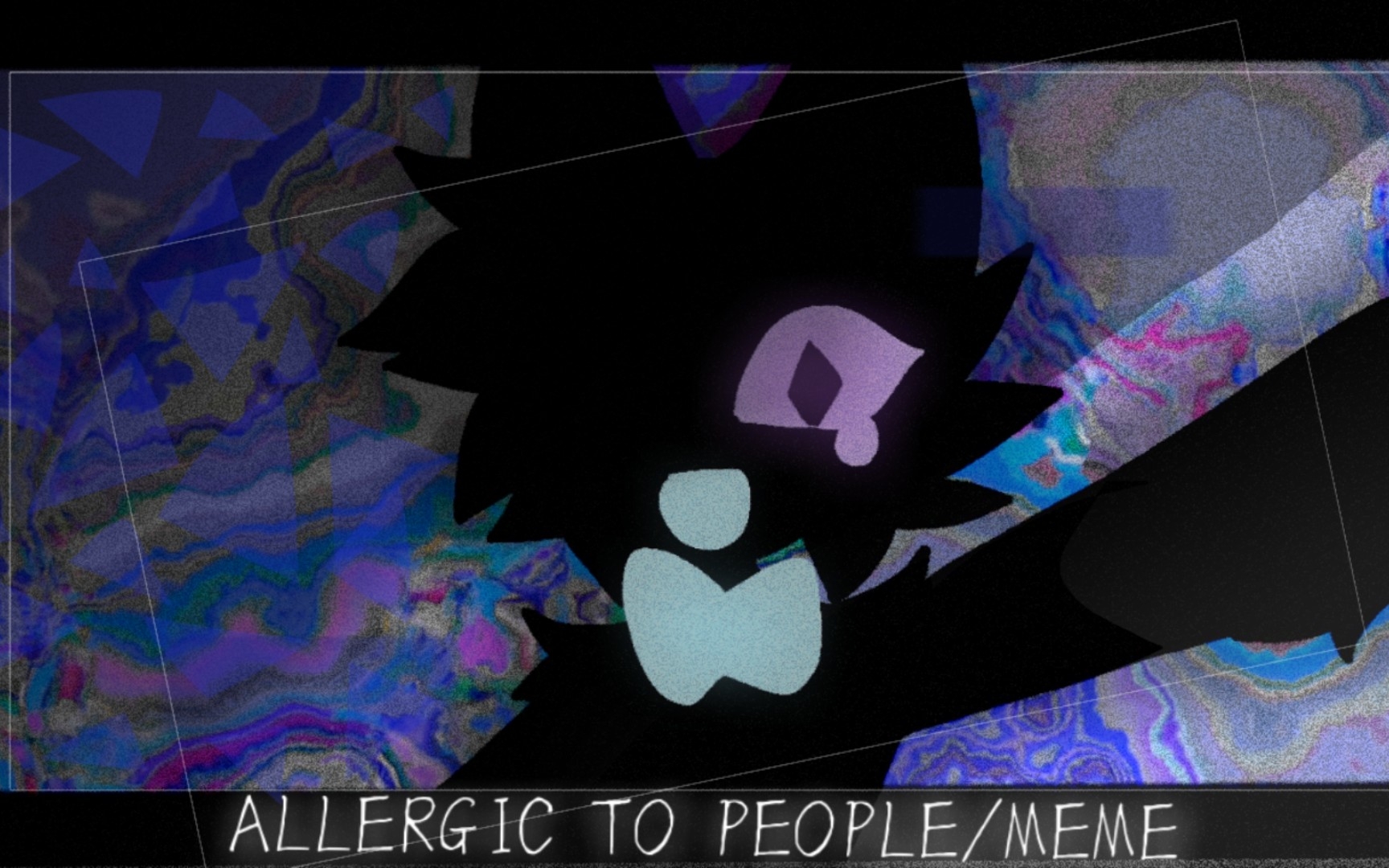 [图]⚠️ALLERGIC TO PEOPLE⚠️全oc//意识流动画meme高饱和度//光敏感慎入