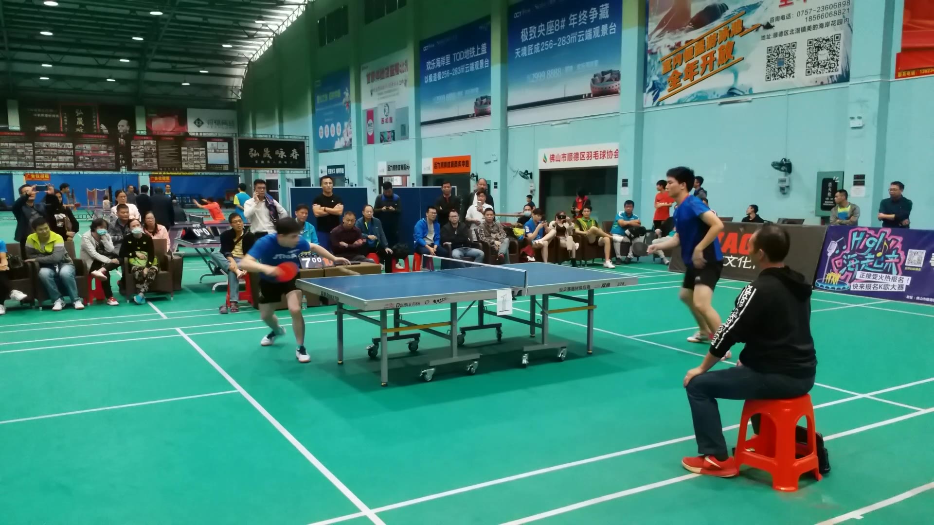 14曾浩森君兰乒协vs碧江乒协吴艺然决赛2020年北滘镇男子乒乓球团体