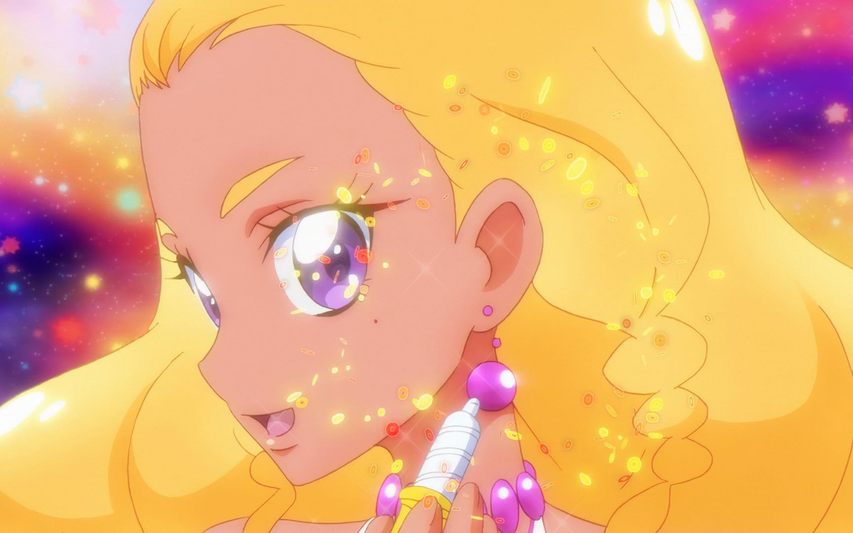 【star☆twinkle光之美少女】 太阳天使(cure soleil)变身画面