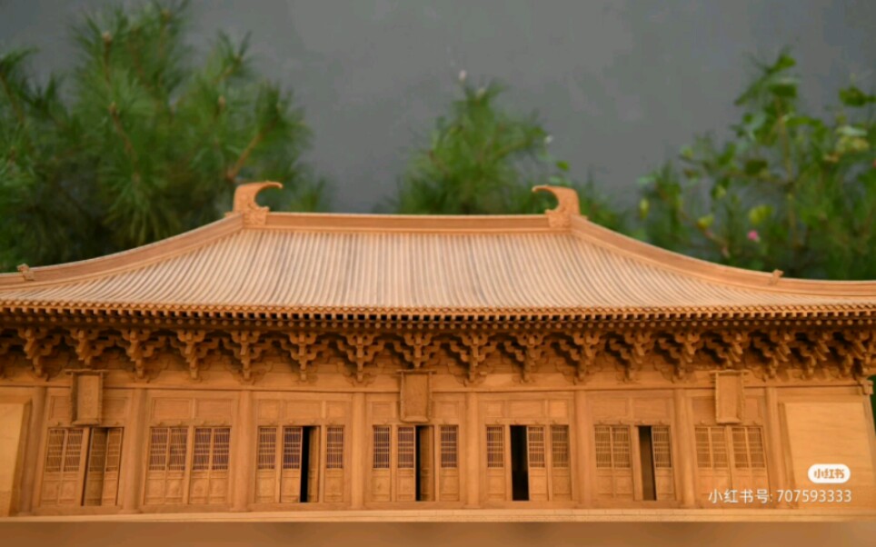 奉国寺大殿剖面模型