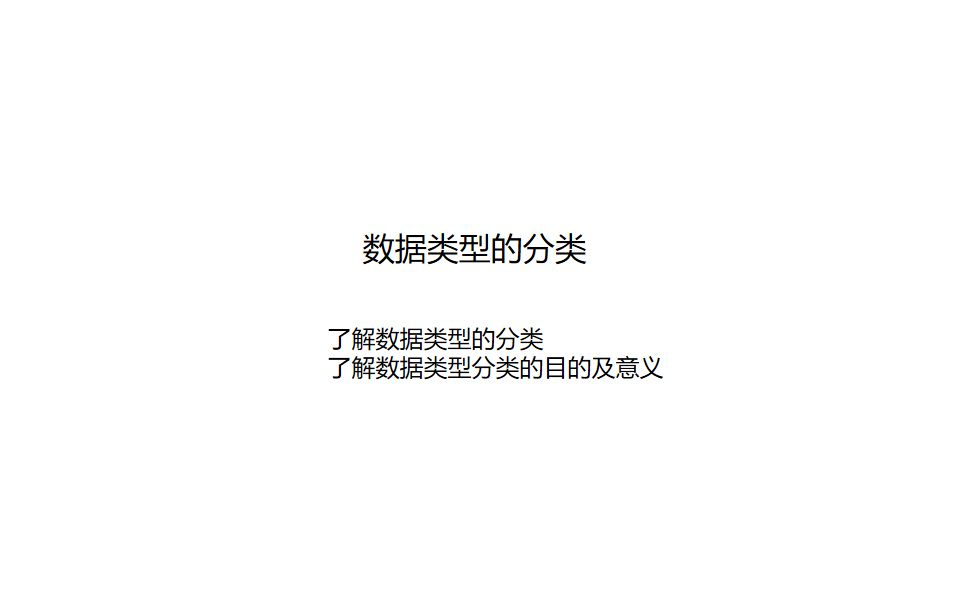 数据类型的分类哔哩哔哩bilibili