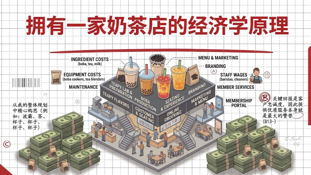 拥有一家奶茶店的经济学原理