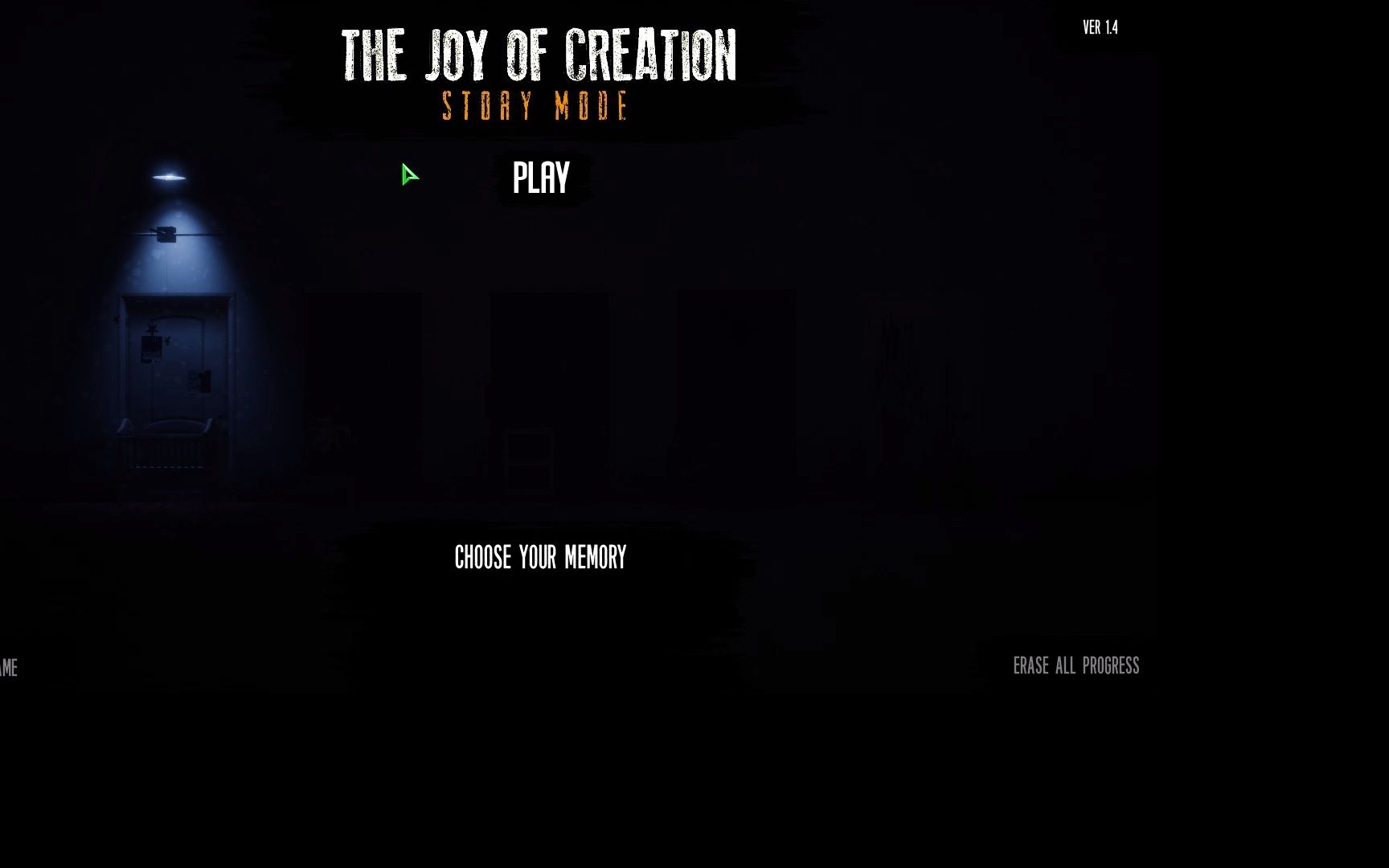 [图]The Joy of Creation_ Story Mode 第一个回忆：卧室 通关视频