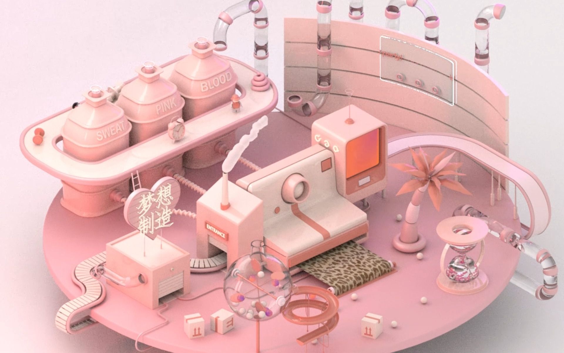 [c4d练习]三维动画练习作业