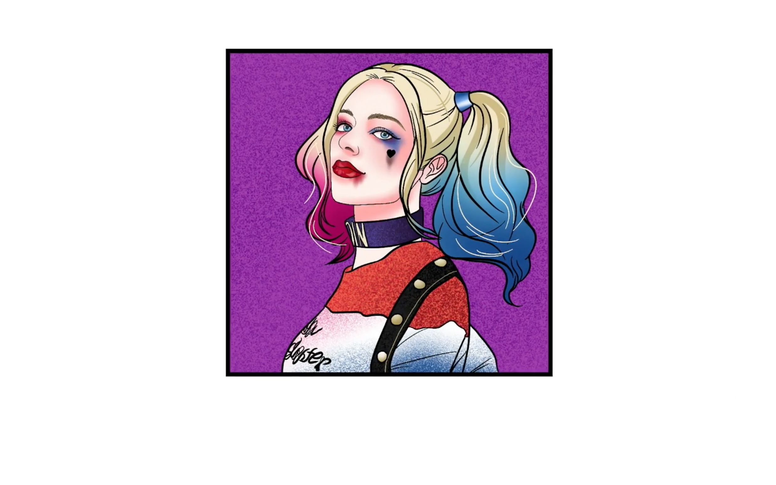 爸爸画的小丑女vs我画的小丑女