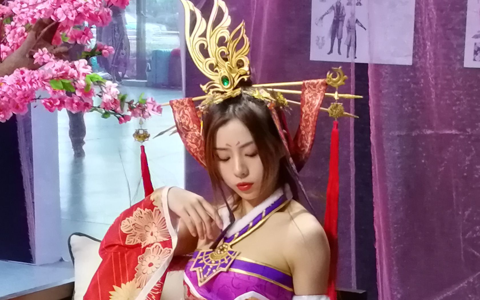 20181230杭州白马湖国际动漫展画江湖之不良人女帝cosplay