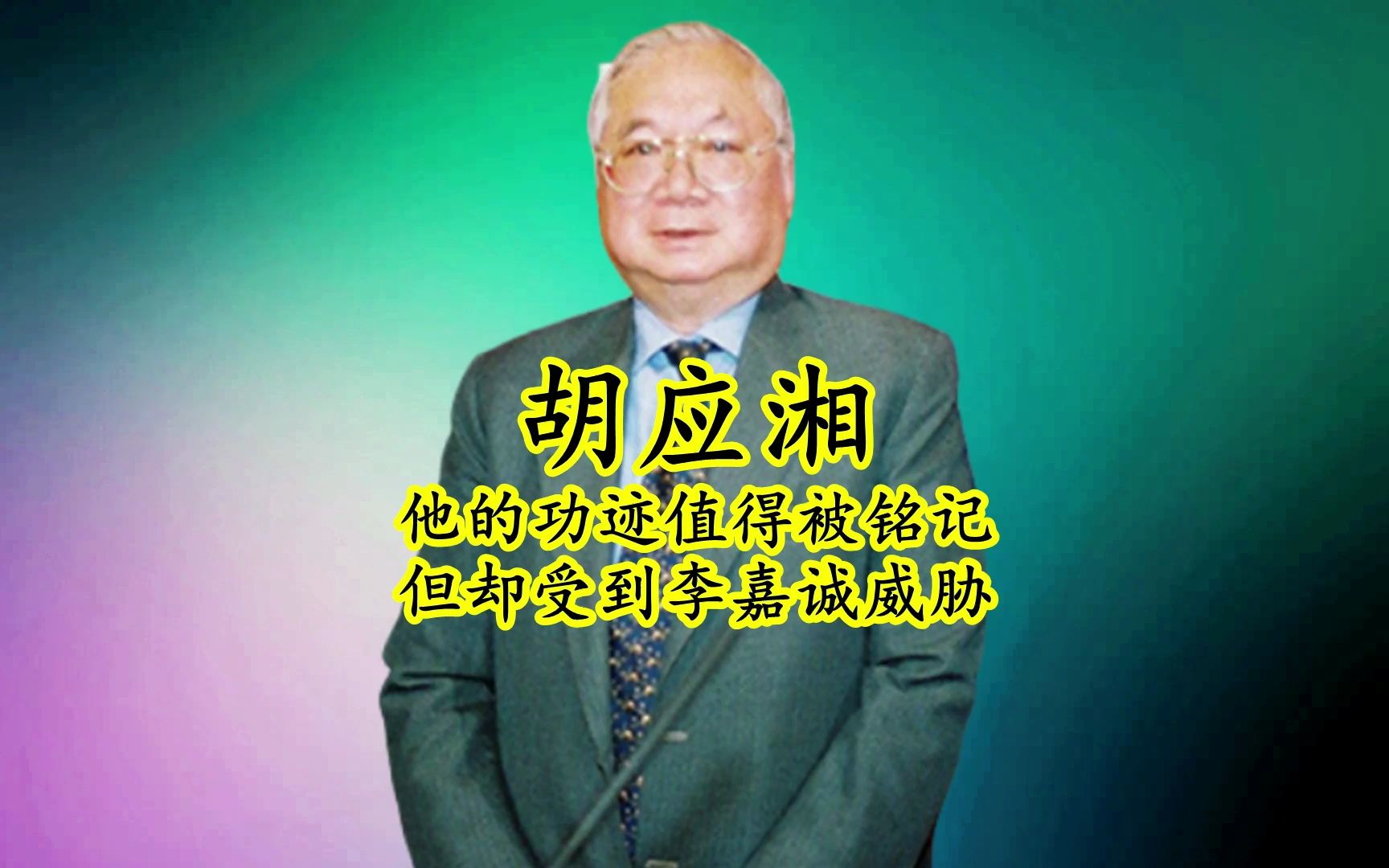 胡应湘:身价曾是李嘉诚20倍,却因建港珠澳大桥,受到李嘉诚威胁哔哩哔哩bilibili