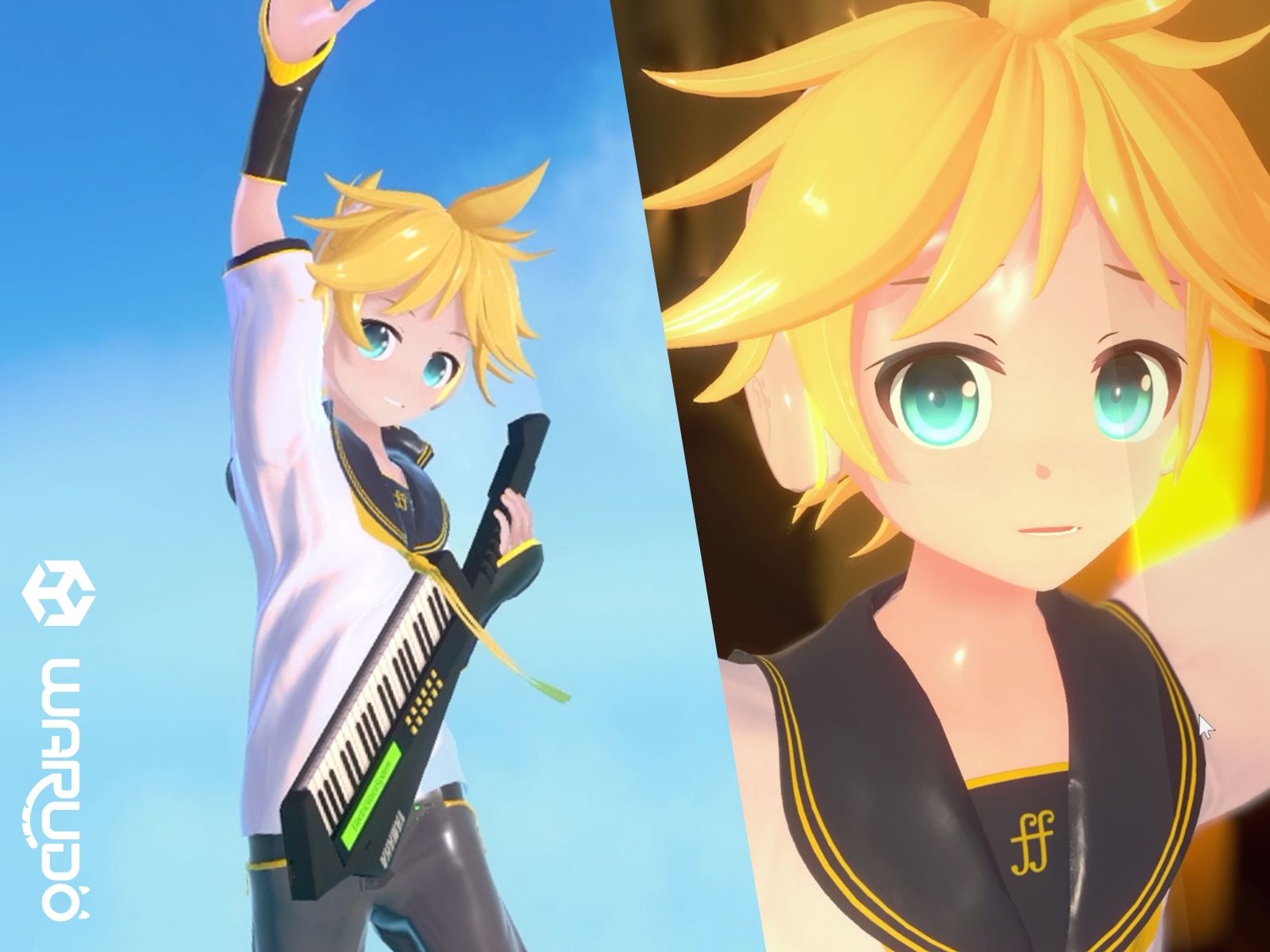 【镜音连v4x】vtuber live3d模型展示 except its vocaloid