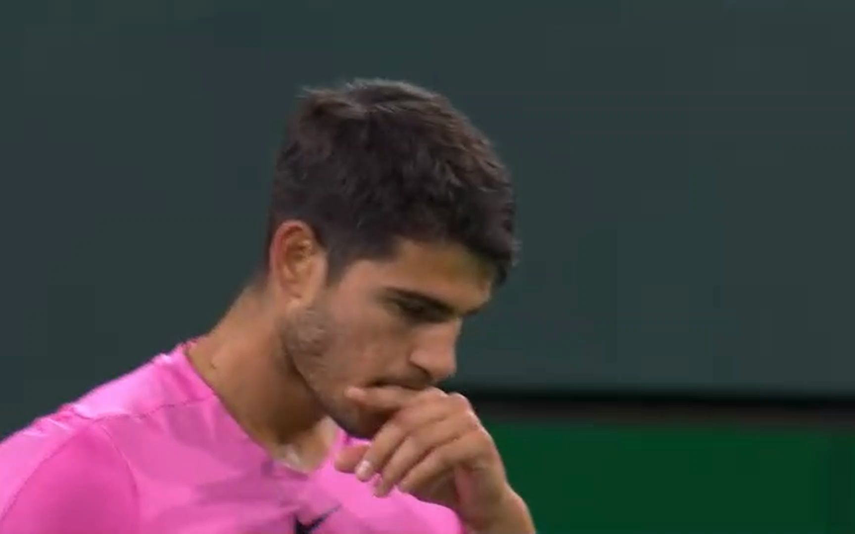 阿尔卡拉斯vs德雷珀第一盘 西班牙人再破发 #网球教练张扬# #阿尔