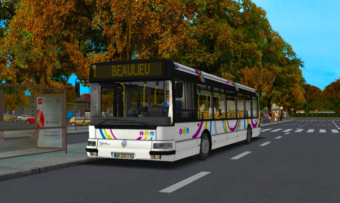 巴士模拟2 horizon16 / 1路 renault agorabus