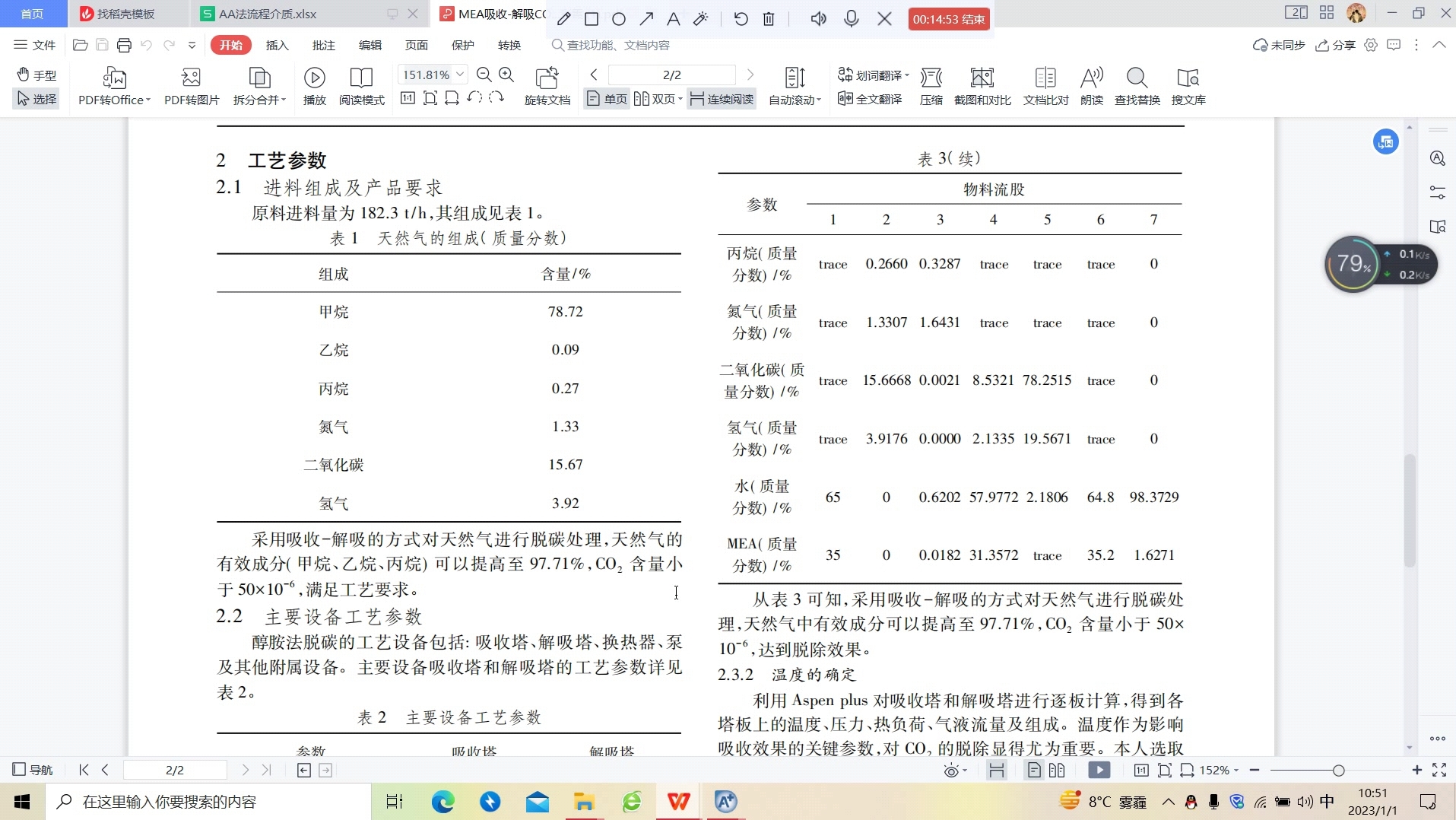 MEA吸收解吸工艺流程模拟(脱碳)哔哩哔哩bilibili