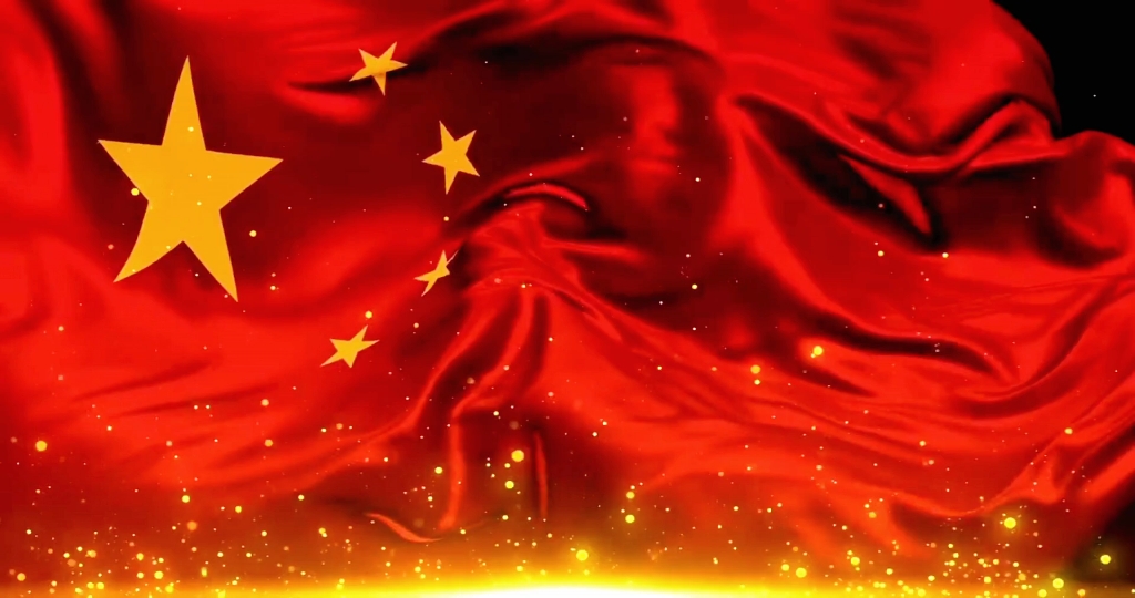 红色视频背景ppt