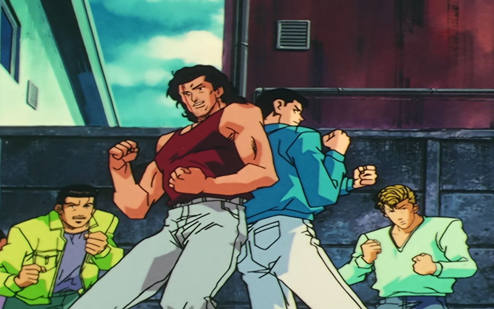 灌篮高手35:正义军团铁男共同抗敌,樱木眼神攻势毫无作用