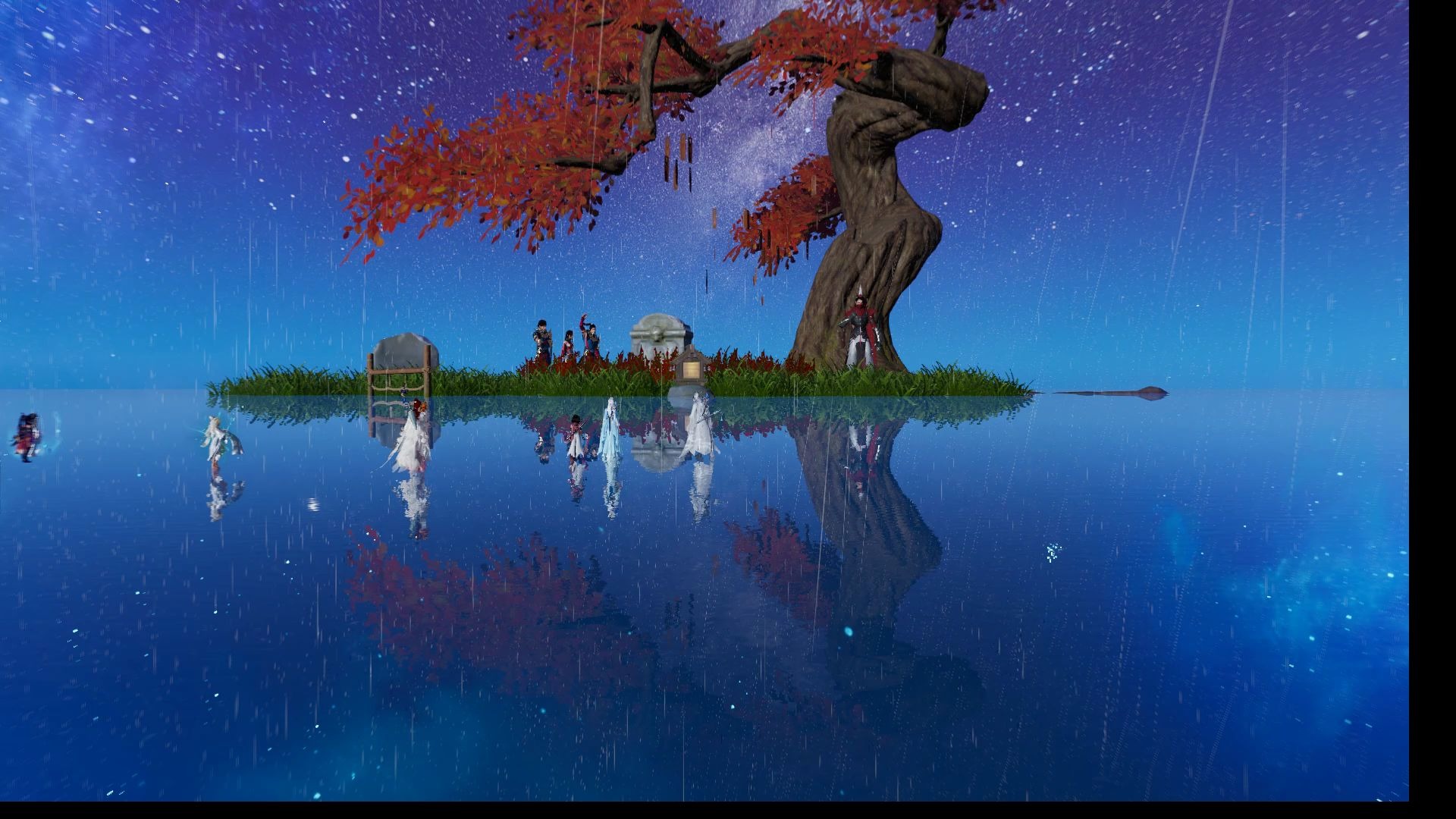 剑网3十一周年蜃海之影场景现场大电影