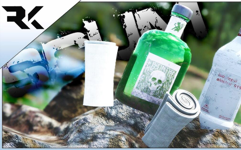 游戏教学）论如何对破布/绷带进行清洗和消毒！（熟肉双语机翻）- SCUM_