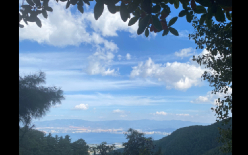 看苍洱毓秀云卷云舒