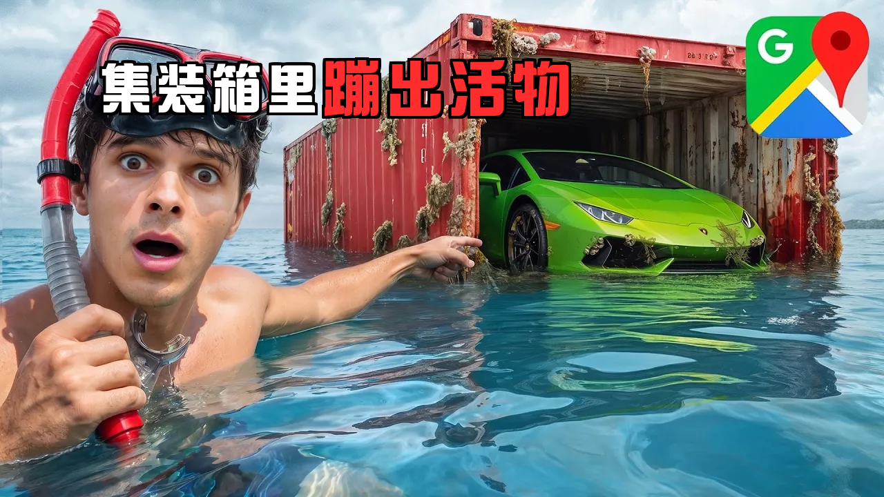谷歌地图找到落海的遗弃集装箱，花2万美元买下后我们赚大了