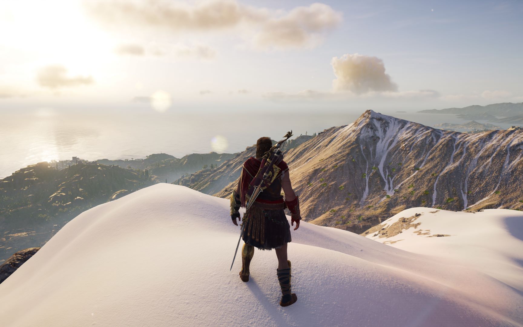 【60帧】雪顶漫步! 旅游模拟器 刺客信条:奥德赛(纯净画面&持续更新)