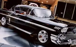 美式经典，1958年雪佛兰Impala，一度成为美国汽车文化象征！