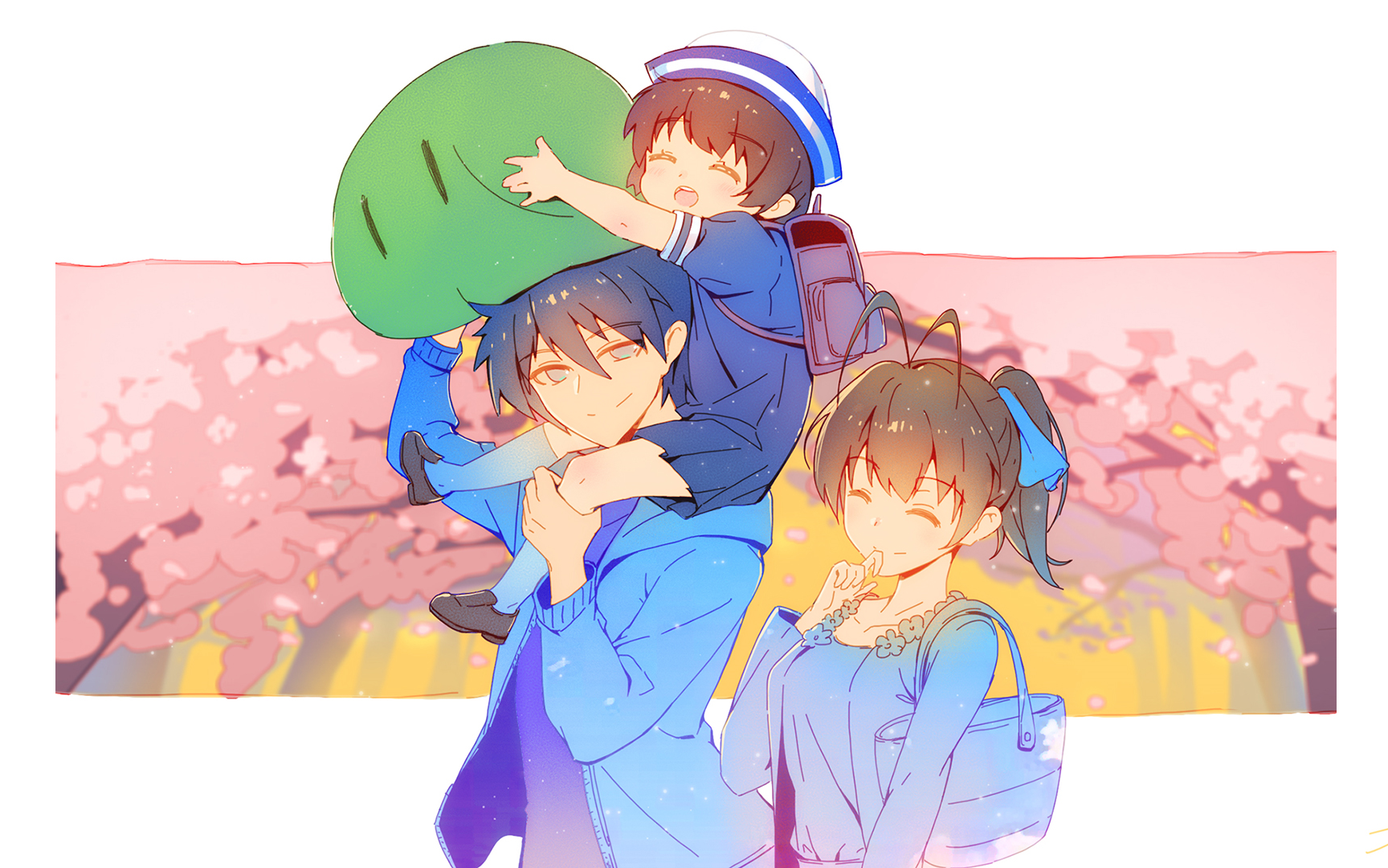 [Clannad/动态壁纸] 团子大家族哔哩哔哩bilibili