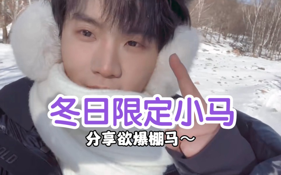 【马嘉祺】冬日限定小马来啦,可可爱爱的修马