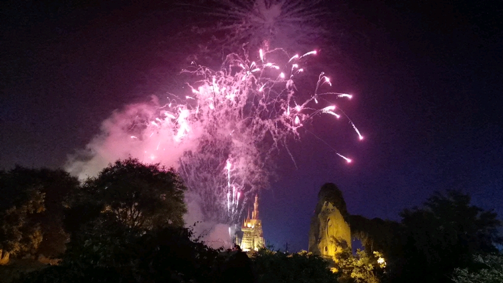 大连发现王国的烟花