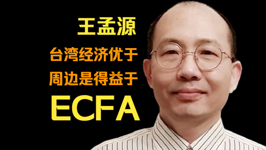 王孟源:台湾经济优于周边是得益于ECFA哔哩哔哩bilibili