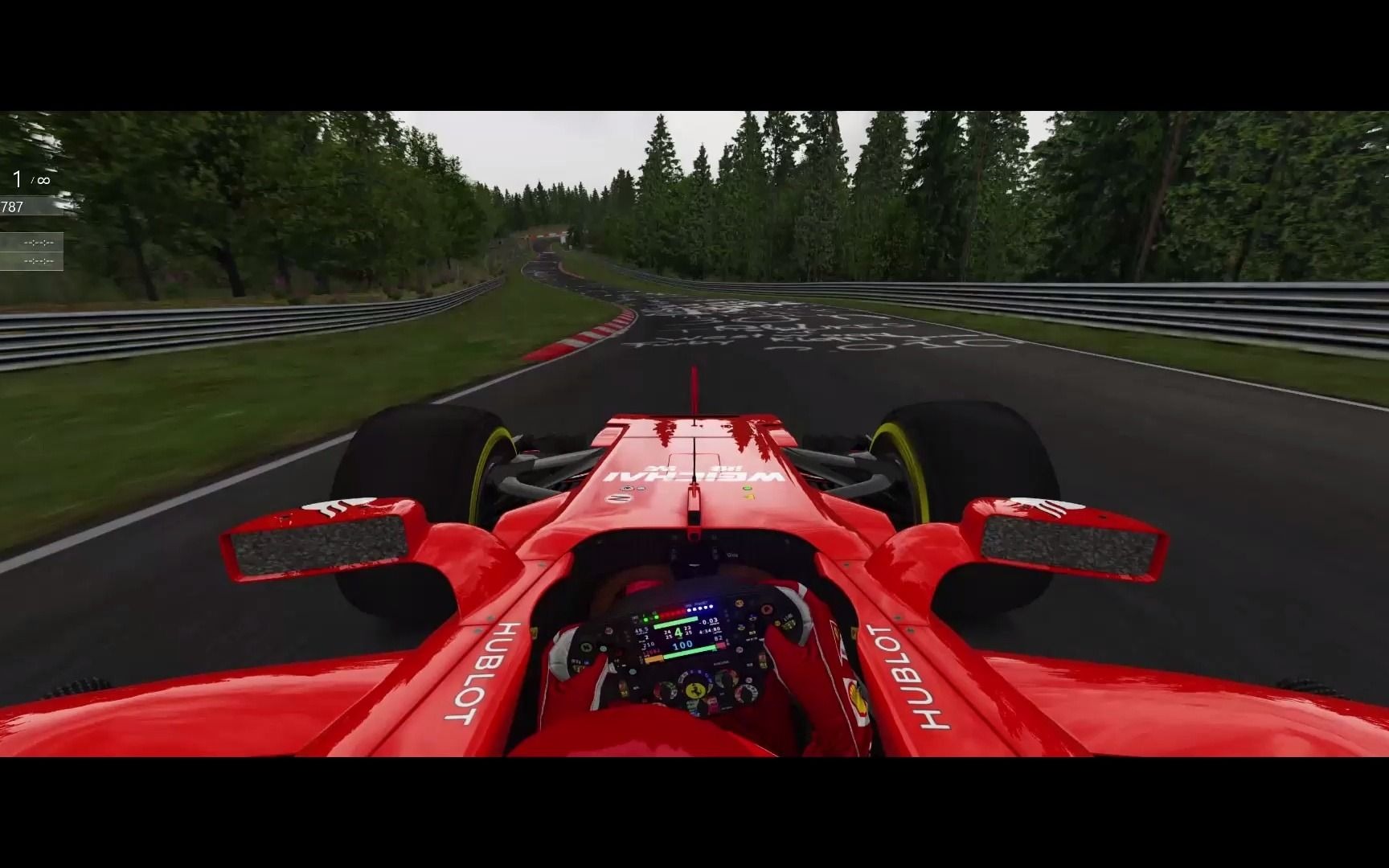 f1德国纽北赛道第一人称视角