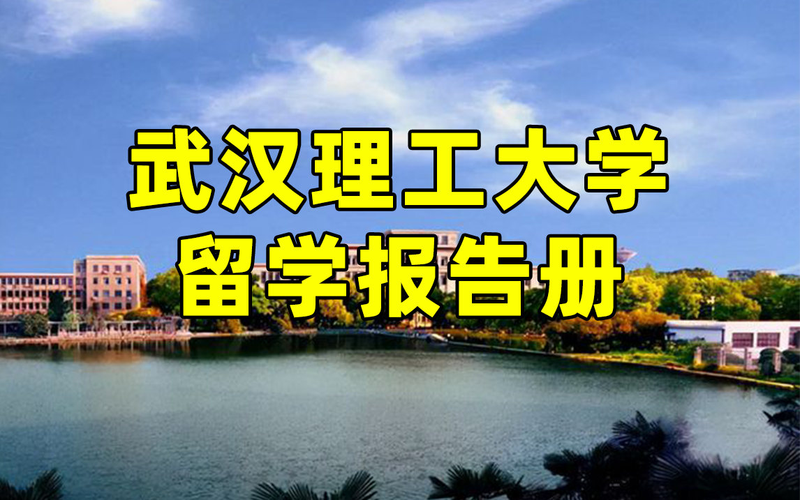 武汉理工大学留学报告册 | 为自己的学历镀金哔哩哔哩bilibili