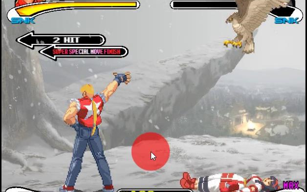 [图]DC《CAPCOM vs SNK 2000》(日版)街机模式最低难度特瑞和肯全胜通关