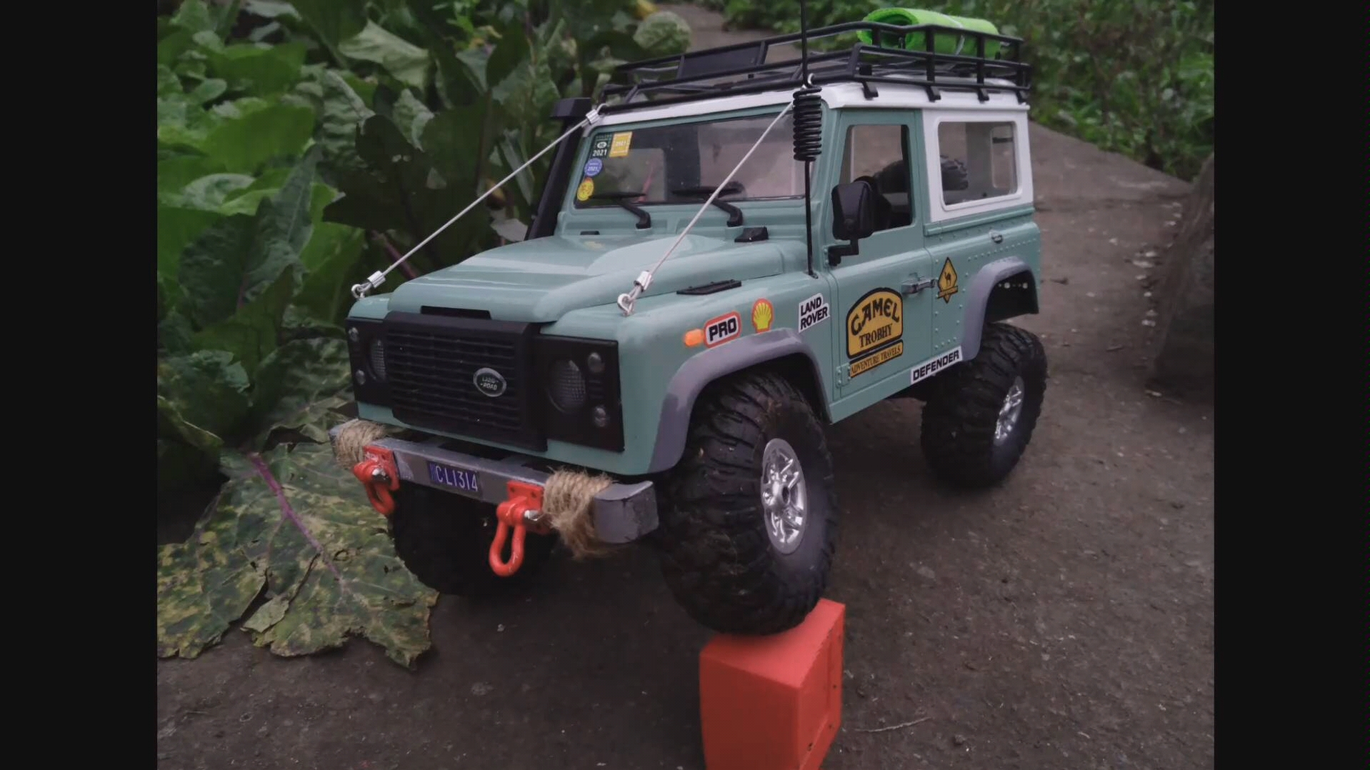 莽牛d90 这次改了370双速波箱 轮胎配重 外观玻璃(亚克力)_哔哩哔哩