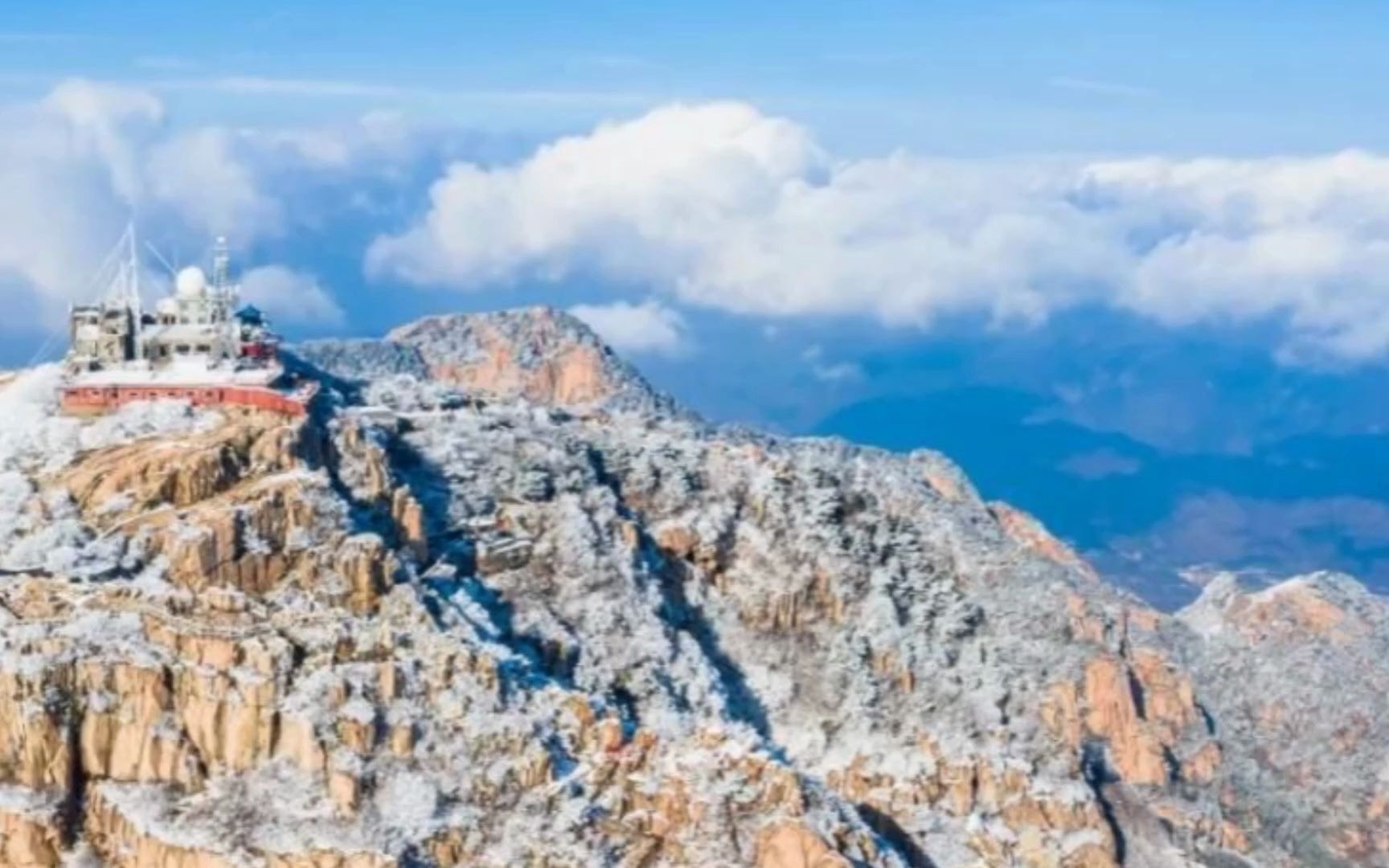 [图]【姚鼐登泰山记--教学资源】【泰山雪景图】苍山负雪，明烛天南