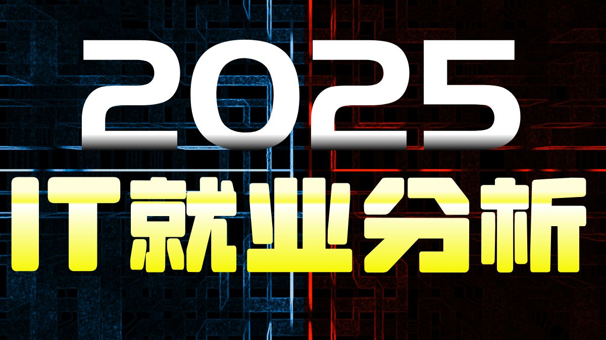 全是干货!25年IT行业就业环境分析! 程序员入行、在职、转行各阶段该如何选择?再不看来不及了!【马士兵】哔哩哔哩bilibili