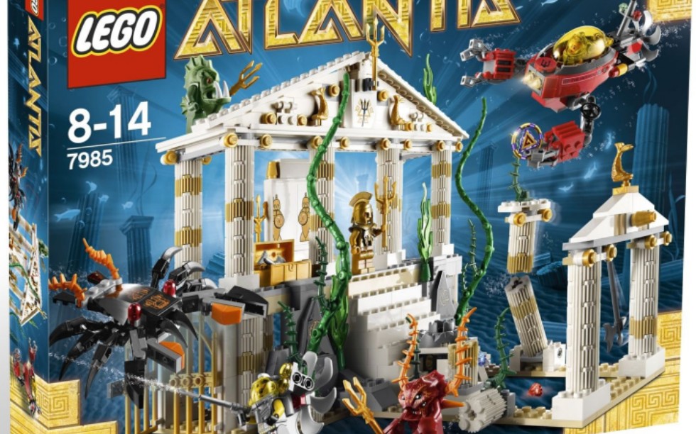 乐高 亚特兰蒂斯 7985 失落之城 速组评测