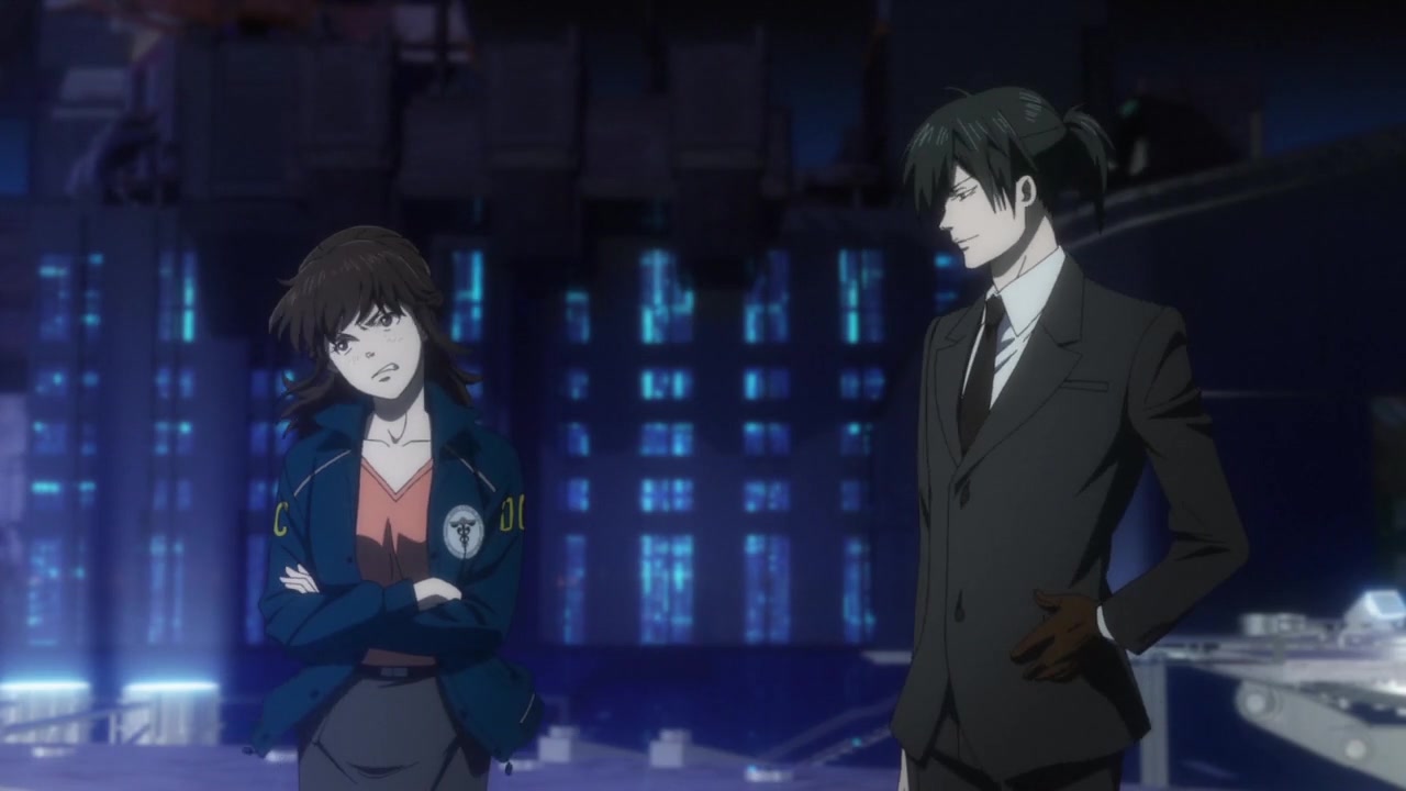 [图]【psycho pass|心理测量者】警花和霜月交谈第一次提到朱妹