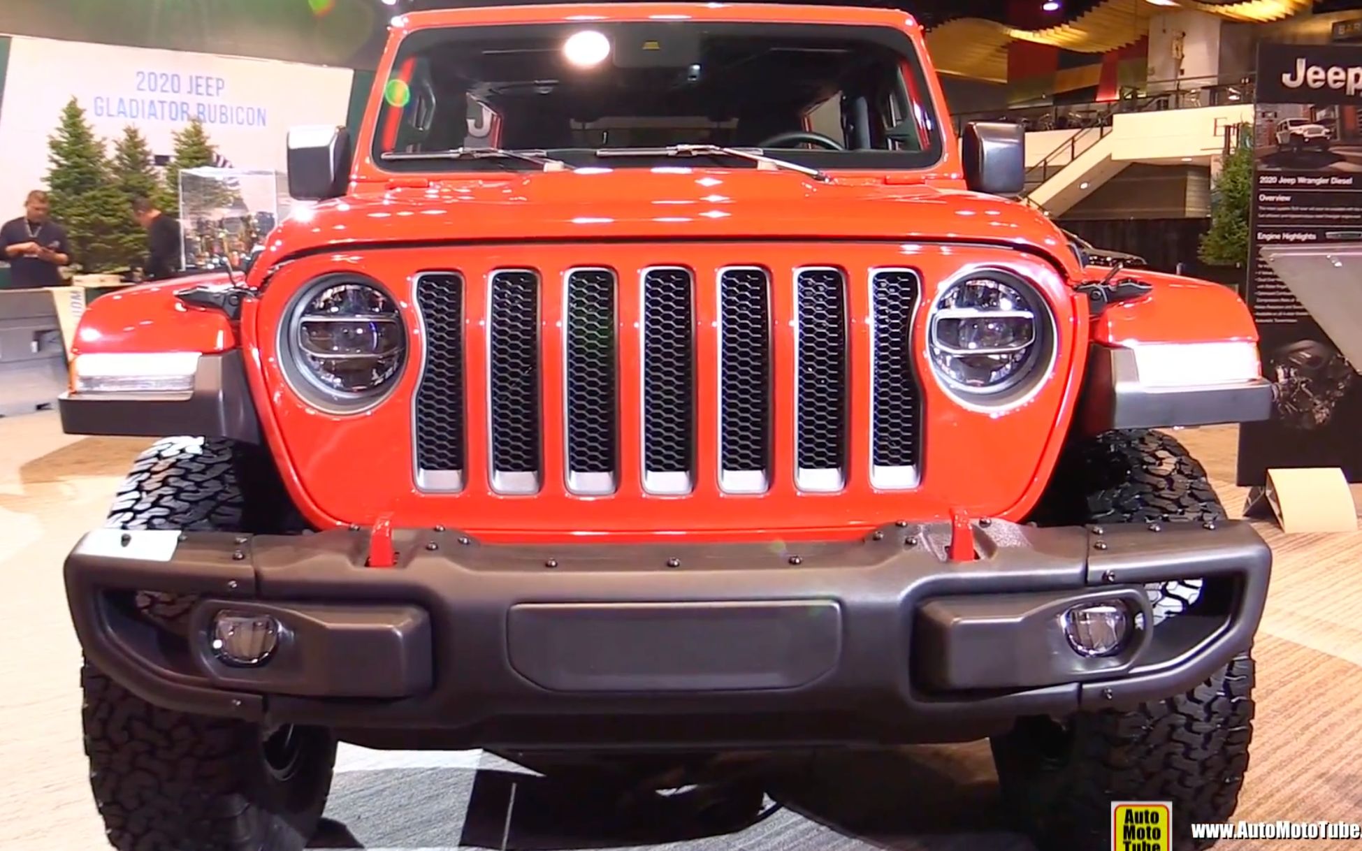 车展实拍2020jeep吉普牧马人柴油版